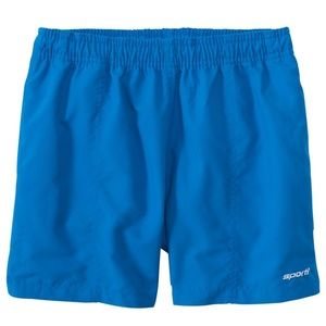 kids Boy's blue microfiber Swim Trunks swimsuit